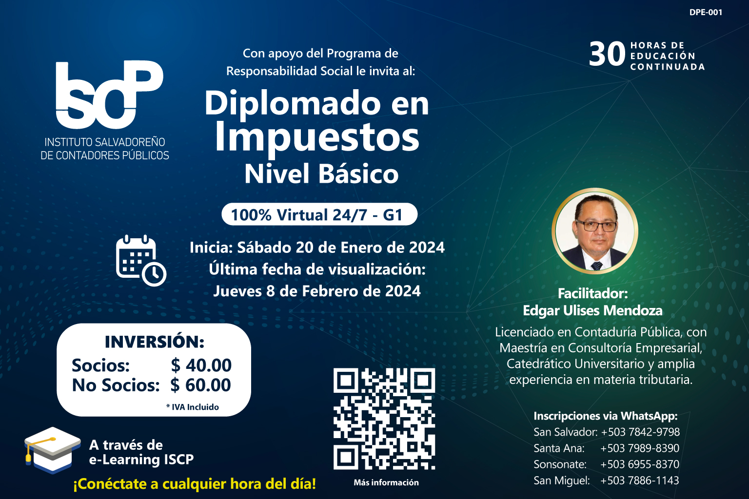 Diplomado de Impuestos Nivel Básico G12024 ISCP Instituto